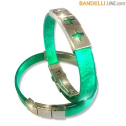 Arcobaleno - Braccialetto Ring Verde B - Ring Green B